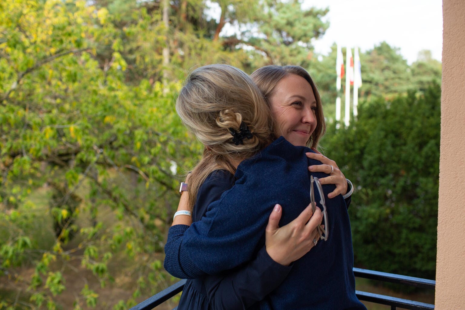 Anna tuli swoją nową przyjaciółkę, Katerynę, którą poznała na warsztatach UNICEF