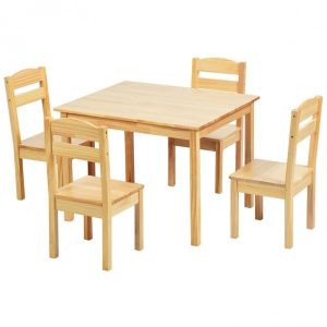 Zestaw mebli dla dzieci stół i 4 krzesła