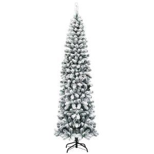 Wysoka sztuczna choinka świąteczna z podstawą 225 cm