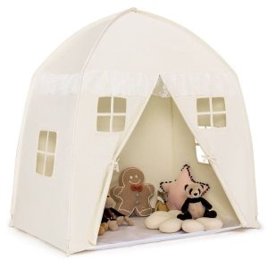 Domek namiot dla dzieci do zabawy beżowy