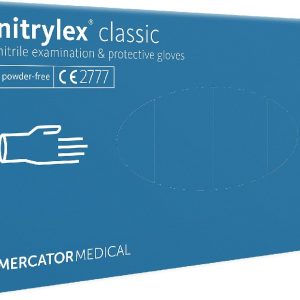 MERCATOR NITRYLEX CLASSIC Violet. M Rękawice nitrylowe bezpudrowe op. 100 szt