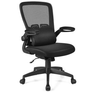 Krzesło biurowe z poduszką lędźwiową 61 x 63 x 98-106 cm
