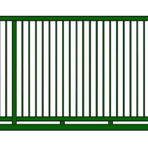 Brama przesuwna. P20 - 5,00 m - antracyt, brązowa, czarna, szara, zielona