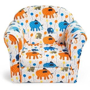 Fotel dziecięcy z rysunkami słonia 50 x 37,5 x 43 cm