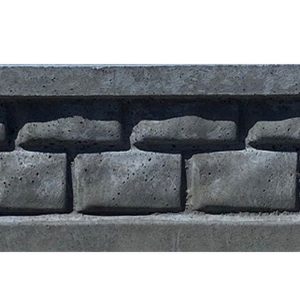 Podmurówka betonowa - 250 cm / 25 cm - antracyt