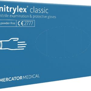 MERCATOR NITRYLEX CLASSIC Violet. L Rękawice nitrylowe bezpudrowe op. 100 szt
