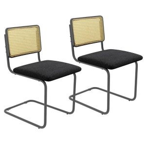 Zestaw nowoczesne krzesła 2 szt. 56 x 46 x 81 cm