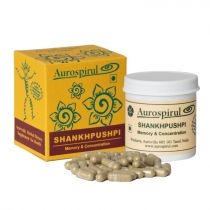 Aurospirul. Shankhpushpi pamięć i koncentracja - suplement diety 100 kaps.