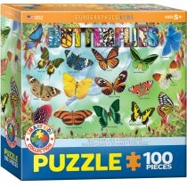 Puzzle 100 el. Smartkids. Butterflies. Eurographics