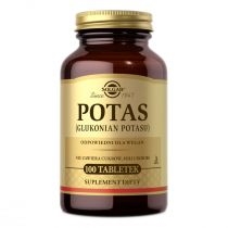 Solgar. Potas (glukonian potasu) - suplement diety 100 tab.