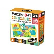 Puzzle 8+1 Dinozaury. Headu