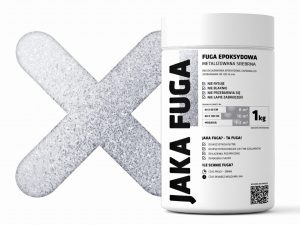 JAKA FUGA | epoksydowa metalizowana. FUGA SREBRNA SILVER 1kg