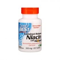 Doctors. Best. Witamina. B3 Nia. Xtend - Niacyna 500 mg. Suplement diety 120 tab.