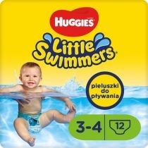 Huggies. Pieluchy do pływania 3-4 Little. Swimmers (7-15 kg) 12 szt.