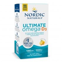 Nordic. Naturals. Ultimate. Omega-D3 Suplement diety 60 kaps.