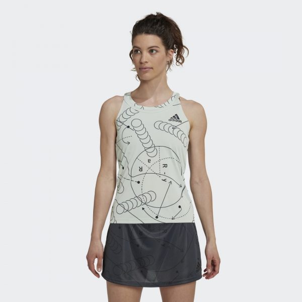 Club. Tennis. Graphic. Tank. Top