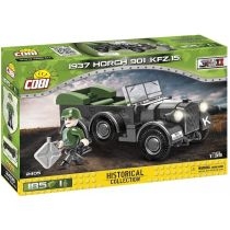 COBI 2405 Historical. Collection. WWII 1937 HORCH 901 (KFZ.15) 185 klocków 1:35 p6