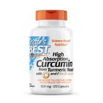 Doctors. Best. Curcumin. From. Turmeric. Root with. C3 Complex & Bio. Perine. Suplement diety 120 kaps.