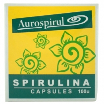 Aurospirul. Spirulina. Suplement diety 100 kaps.