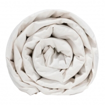 Plantule. Pillows. Kołdra obciążeniowa biała bawełna z kulkami szklanymi (150 x 200 cm) 6,5 kg