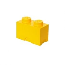 Pojemnik klocek. LEGO Brick 2 Żółty