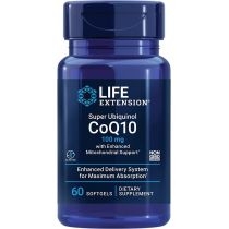 Life. Extension. Super. Ubiquinol. Co. Q10 100 mg with. Enhanced. Mitochondrial. Support. Suplement diety 60 kaps.