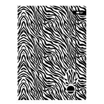Teczka kartonowa z gumką Black&White. Zebra