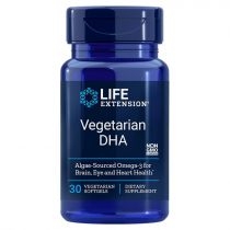 Life. Extension. Vegetarian. DHA Suplement diety 30 kaps.