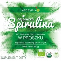 Kenay. Organiczna. Spirulina. Suplement diety 200 g[=]