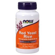 Now. Foods. Red. Yeast. Rice 600 mg with. Co. Q10 30 mg. Suplement diety 60 kaps.