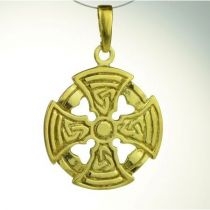 Sotis. Krzyż celtycki okrągły. Ag925 + Au 24kar, 5,6g