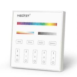 T4 Miboxer - 4-strefowy panel. RGB+CCT