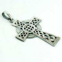 Sotis. Krzyż celtycki zwykły, posrebrzany (M)
