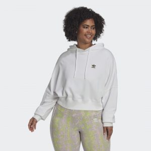 Cropped. Hoodie (Plus. Size)