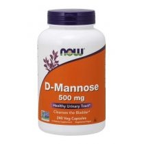 Now. Foods. D-mannoza 500 mg. Suplement diety 240 kaps.