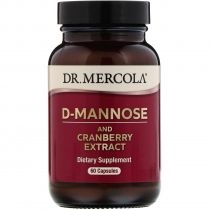 Dr. Mercola. D-mannoza z Żurawiną Suplement diety 60 kaps.