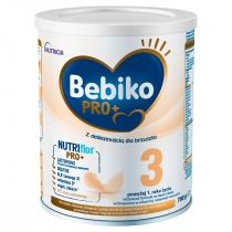 Bebiko. Pro+ 3 Odżywcza formuła na bazie mleka dla dzieci powyżej 1. roku życia 700 g[=]
