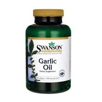 Swanson. Garlic. Oil. Suplement diety 500 kaps.