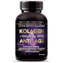 Intenson. Kolagen + hialuron + witamina. C Anti-Age - suplement diety 60 tab.