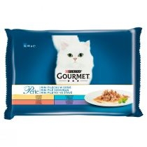 Gourmet. Perle karma mokra dla kotów kolekcja mini filecików w sosie 4 x 85 g[=]