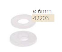 Podkładki izolujące 6mm – komplet do izolowania zamocowania ø 6mm, od metalowego lub szklanego miejsca jego posadowienia.