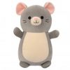 Pluszak. Squishmallows. Fall. Hug. Mees. Large. Plush 35 cm. Misty. Grey. Mouse. Jazwares