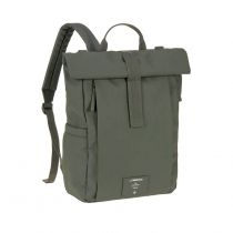 Lassig. Plecak dla mam z akcesoriami. Rolltop. Up. Backpack olive (Green. Label)