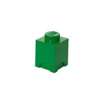 Pojemnik klocek. LEGO Brick 1 Zielony