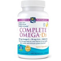 Nordic. Naturals. Complete. Omega-D3 Suplement diety 60 kaps.