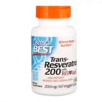 Doctors. Best. Trans-Resveratrol 200 mg + Polifenole 80 mg. Suplement diety 60 kaps.