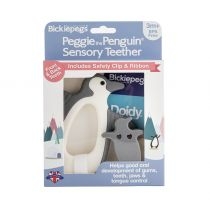Bickiepegs. Gryzak sensoryczny - peggie the penguin