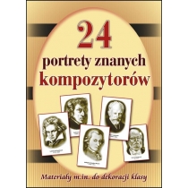 24 portrety znanych kompozytorów. Teczka