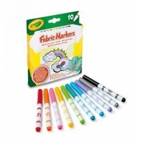 Crayola. Markery do tkanin 58-8633 10 kolorów