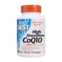 Doctors. Best. High. Absorption. Co. Q10 with. Bio. Perine 100 mg - suplement diety 60 kaps.